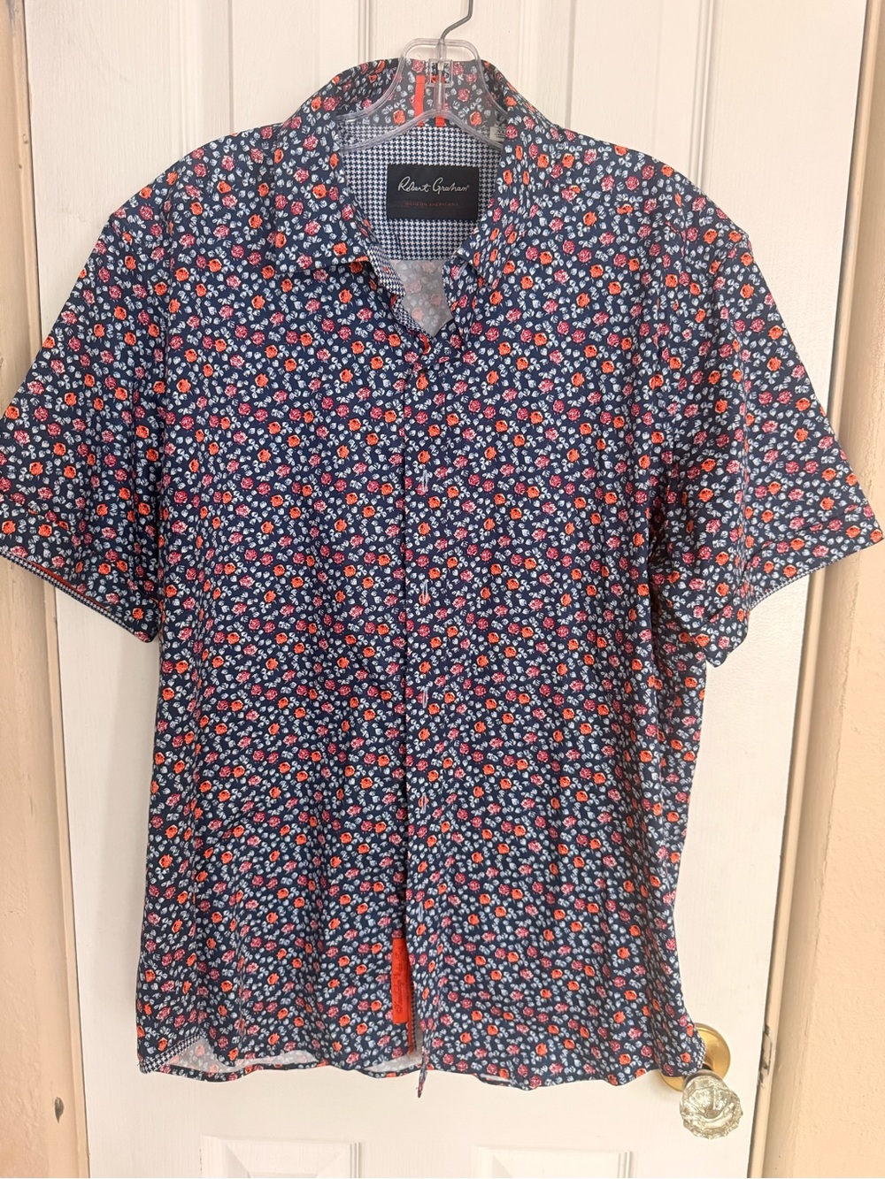 Robert Graham, short sleeve floral button down shirt